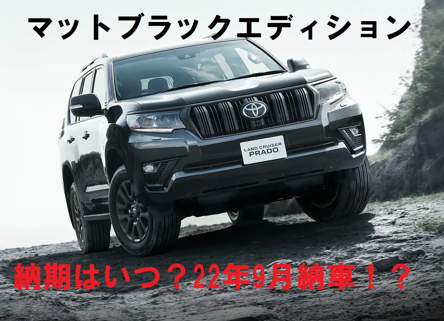 プラド150マットブラックエディションは後悔する？4年所有オーナーが色