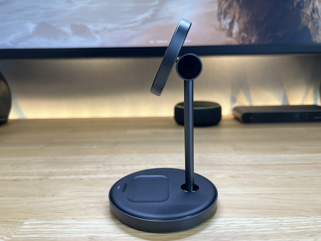 UGREEN MagFlow Magsafe充電器 2 in 1マグネット 充電スタンド