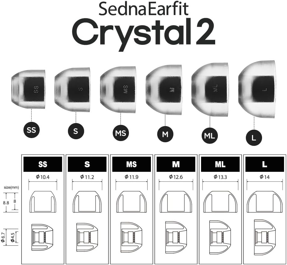 AZLA SednaEarfit Crystal