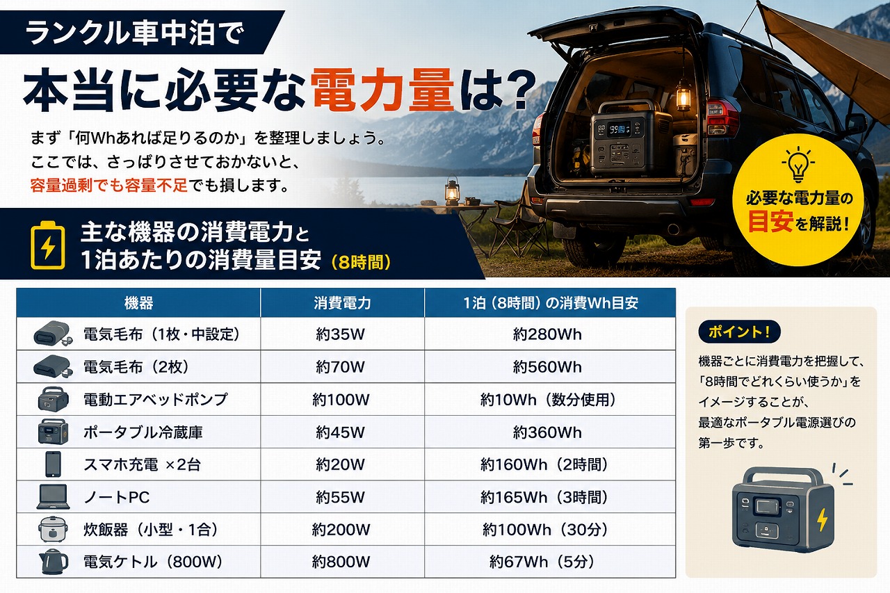 ポータブル電源TOP5比較