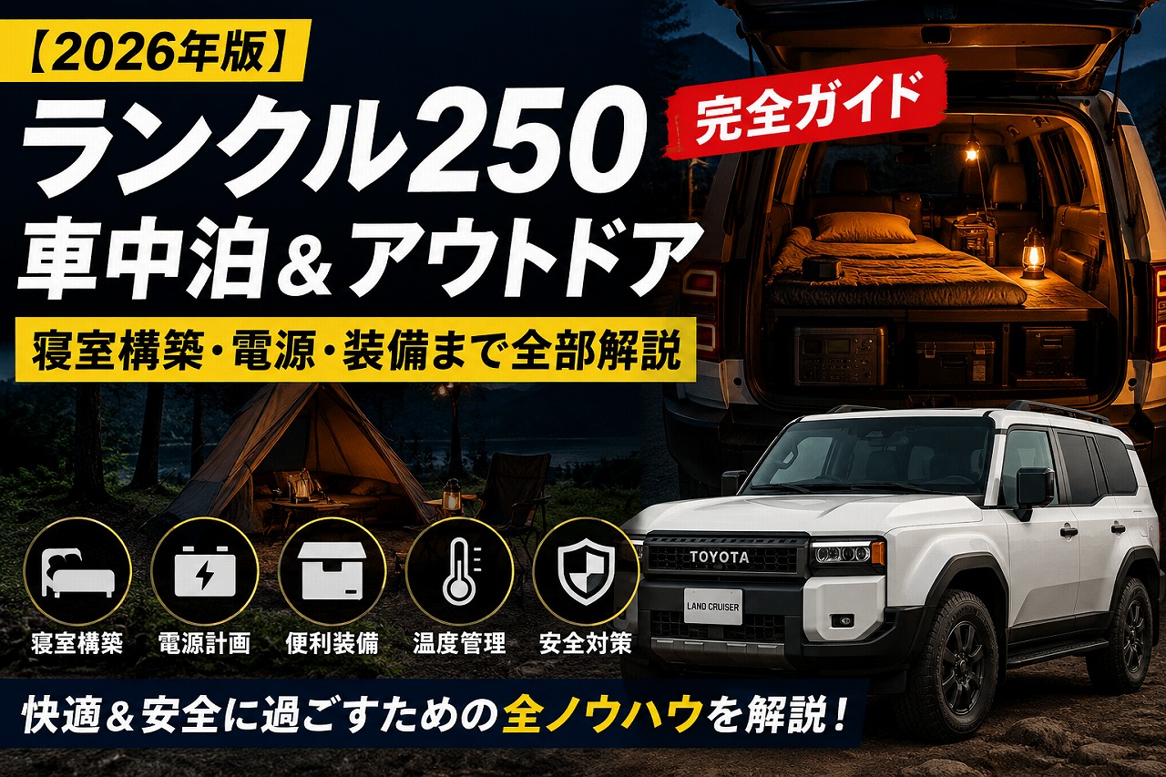 ランクル250 車中泊&アウトドア完全ガイド