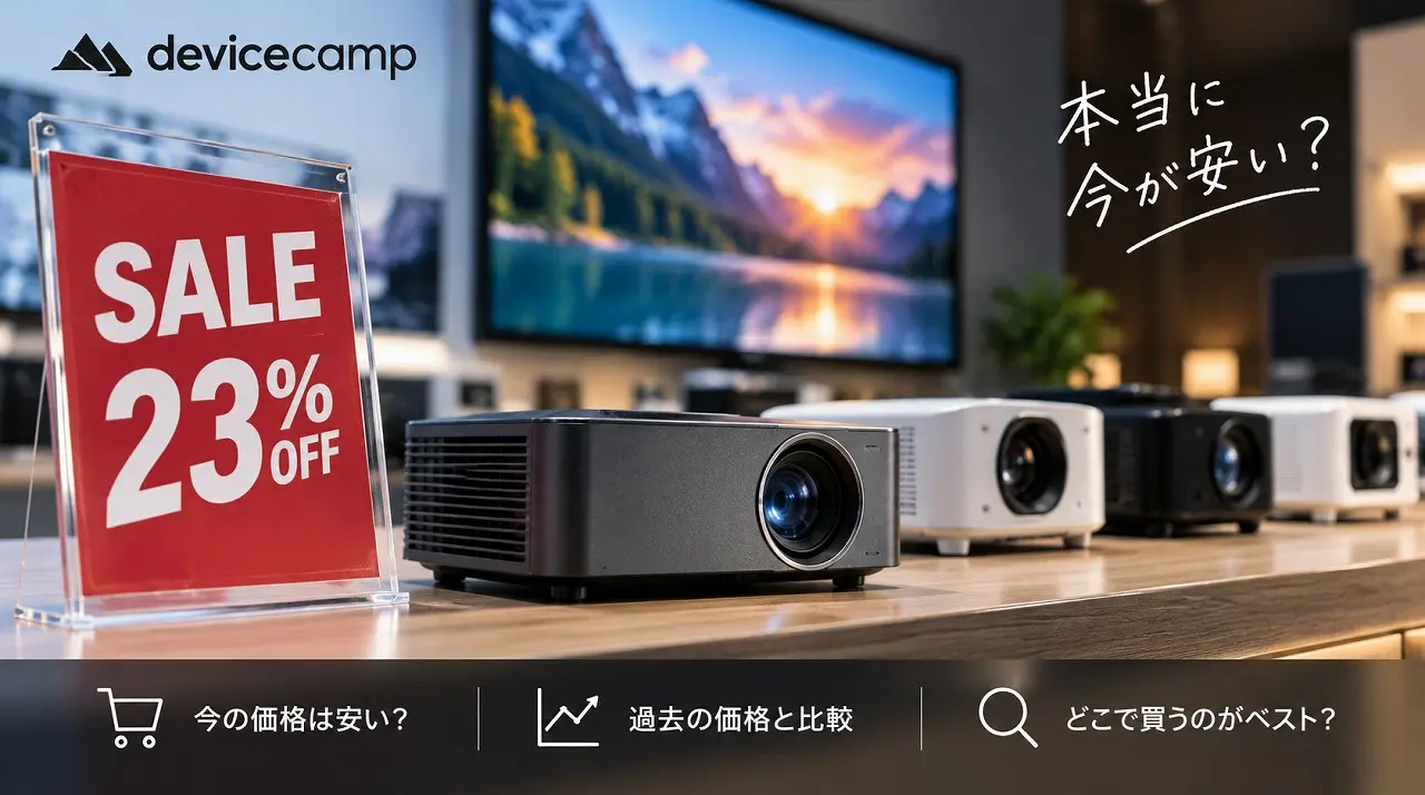 定点観測】プロジェクターは本当にセールで安くなるのか｜主要機種の