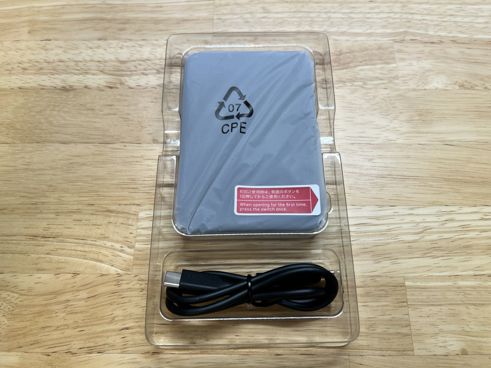 保護フィルムが貼られた状態のSMARTCOBY SLIMⅡ