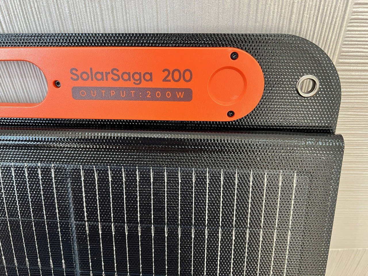 SolarSaga 200 OUTPUT 200Wの表記